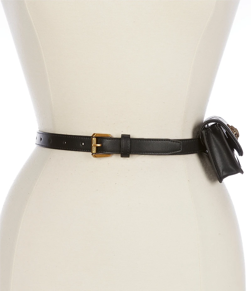 Kurt Geiger London 0.8#double; Kensington Quilted Pouch Belt Bag
