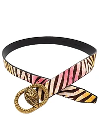 Kurt Geiger London 1.18#double; Chelsea Rainbow Zebra Belt