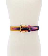 Kurt Geiger London 1.18#double; Kensington Velvet Quilted Belt