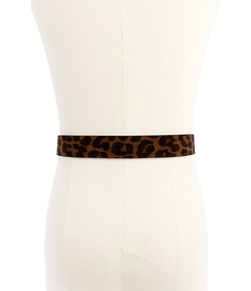 Kurt Geiger London 1.18#double; Leopard Suede Belt