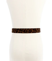 Kurt Geiger London 1.18#double; Leopard Suede Belt