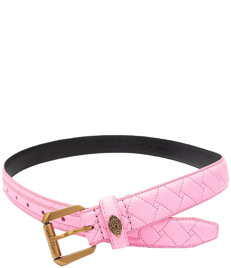 Kurt Geiger London 1.18#double; Quilted Kensington Belt