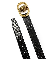 Kurt Geiger London 1.18#double; Snake Leather Belt