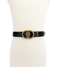 Kurt Geiger London 1.18#double; Snake Leather Belt