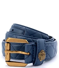Kurt Geiger London 1.2#double; Mirco Quilted Leather Hip Belt