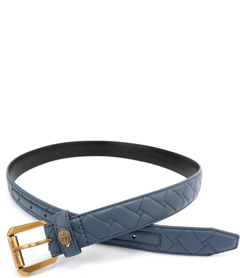 Kurt Geiger London 1.2#double; Mirco Quilted Leather Hip Belt