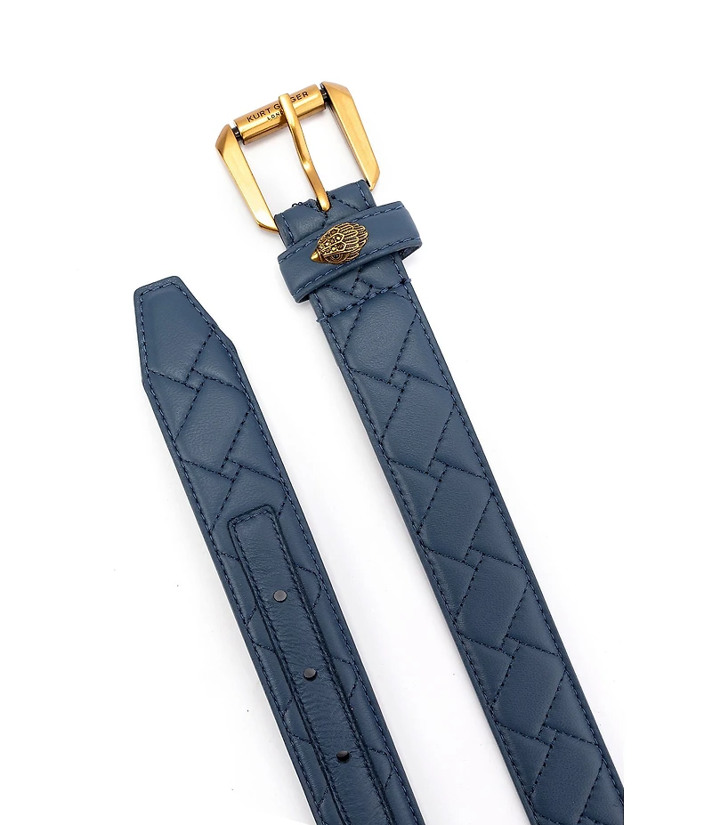 Kurt Geiger London 1.2#double; Mirco Quilted Leather Hip Belt