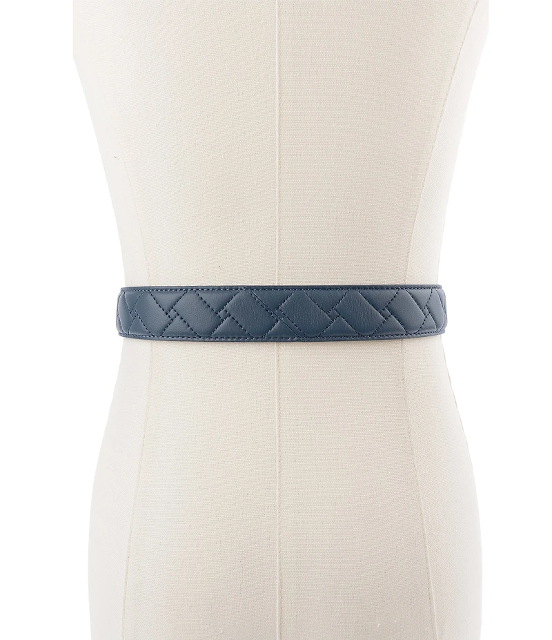 Kurt Geiger London 1.2#double; Mirco Quilted Leather Hip Belt