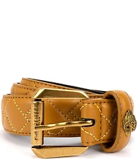 Kurt Geiger London 1.2#double; Mirco Quilted Leather Hip Belt