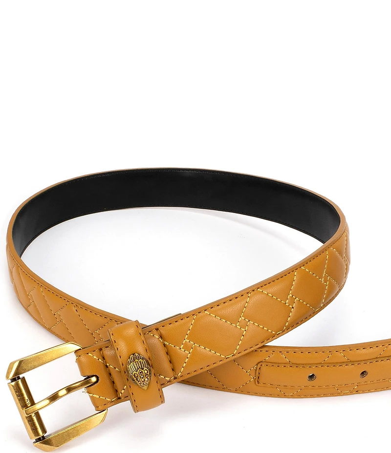 Kurt Geiger London 1.2#double; Mirco Quilted Leather Hip Belt