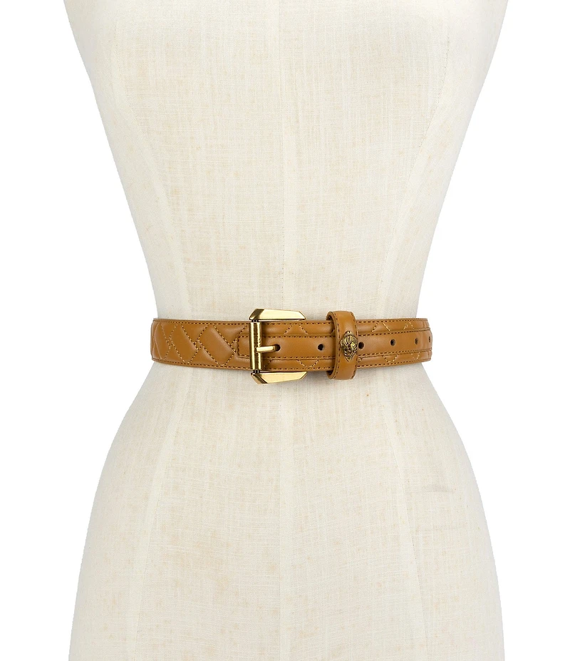Kurt Geiger London 1.2#double; Mirco Quilted Leather Hip Belt
