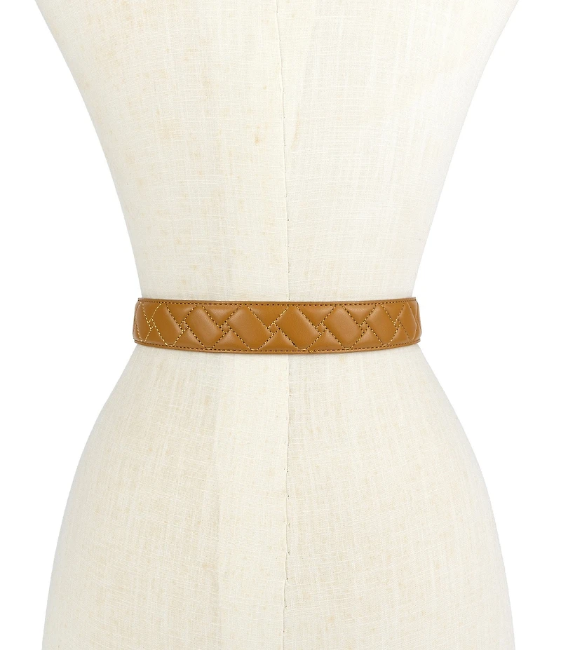 Kurt Geiger London 1.2#double; Mirco Quilted Leather Hip Belt