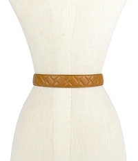 Kurt Geiger London 1.2#double; Mirco Quilted Leather Hip Belt