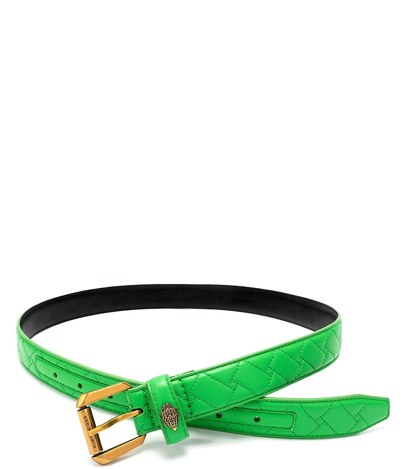 Kurt Geiger London 1.2#double; Mirco Quilted Leather Hip Belt