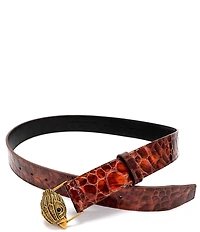 Kurt Geiger London 1.5#double; Croc Embossed Belt