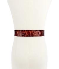 Kurt Geiger London 1.5#double; Croc Embossed Belt