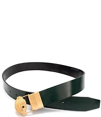 Kurt Geiger London 1.5#double; Reversible Croc Embossed Leather Belt
