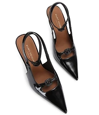 Kurt Geiger London 2 Buckle Point Court Embellished Pumps