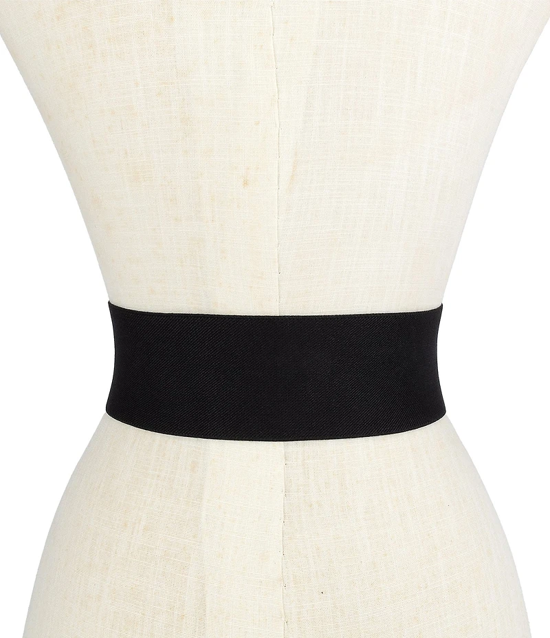 Kurt Geiger London 2.5#double; Signature Eagle Stretch Wide Belt