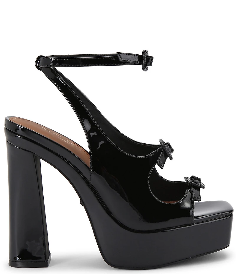 Kurt Geiger London 3 Buckle Platform Sandals