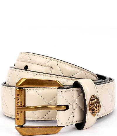 Kurt Geiger London 30mm Hip Belt With Mirco Quilting