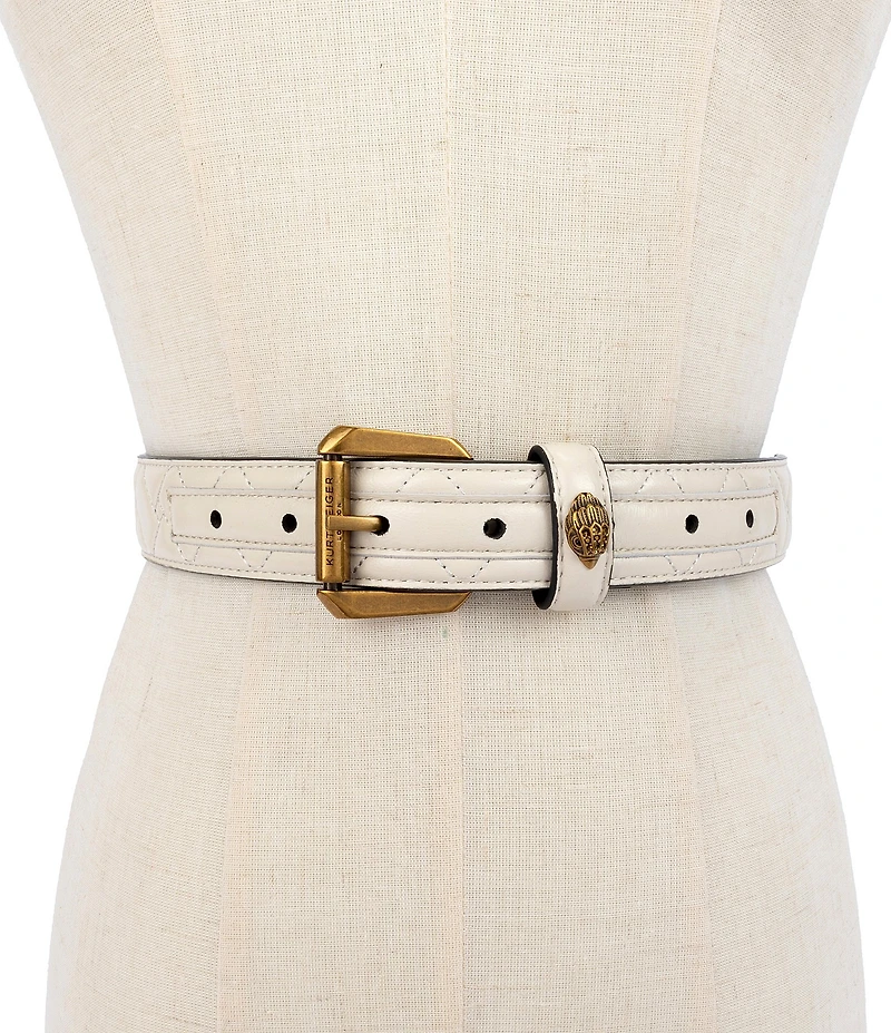 Kurt Geiger London 30mm Hip Belt With Mirco Quilting