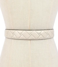Kurt Geiger London 30mm Hip Belt With Mirco Quilting
