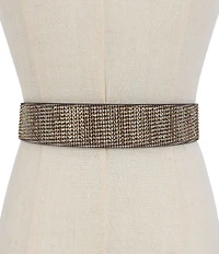 Kurt Geiger London 38mm Crystal Houndstooth Belt