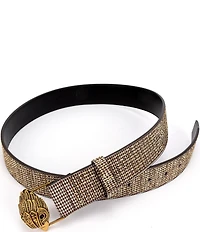 Kurt Geiger London 38mm Crystal Houndstooth Belt