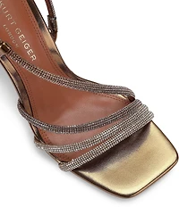 Kurt Geiger London Annabel Embellished Ornament Ankle Strap Dress Sandals