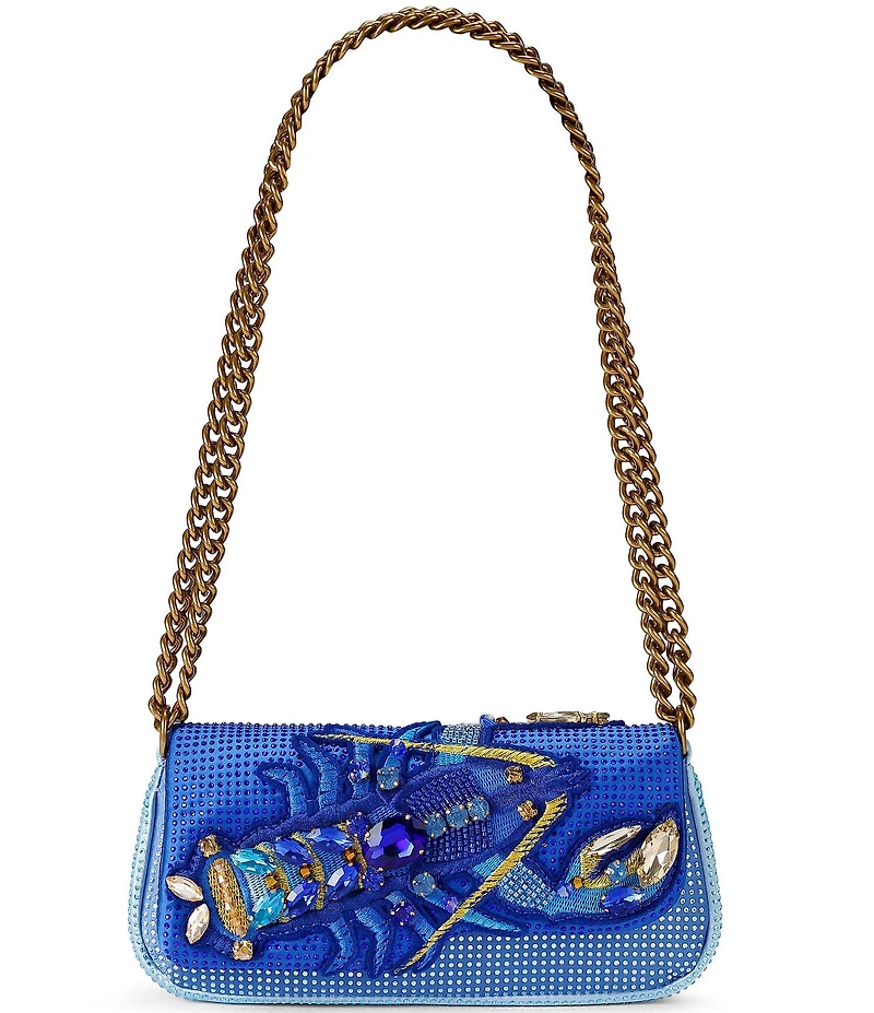 Kurt Geiger London Beaded Pickle Lobster Shoulder Bag