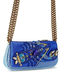 Kurt Geiger London Beaded Pickle Lobster Shoulder Bag