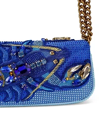 Kurt Geiger London Beaded Pickle Lobster Shoulder Bag