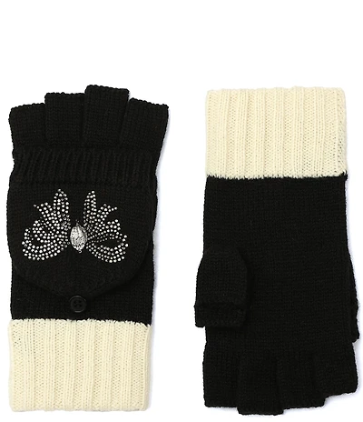 Kurt Geiger London Belgravia Bow Colorblock Flip Top Gloves