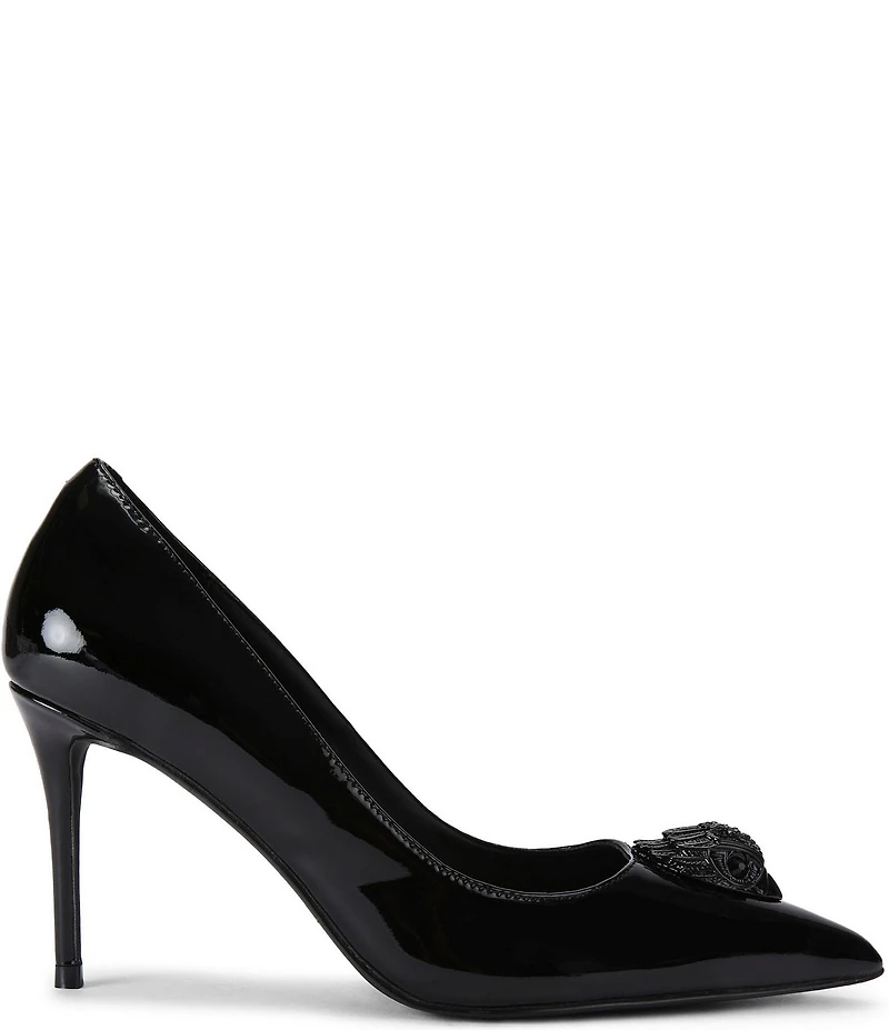 Kurt Geiger London Belgravia Patent Leather Drenched Eagle Pumps