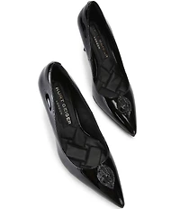 Kurt Geiger London Belgravia Patent Leather Drenched Eagle Pumps
