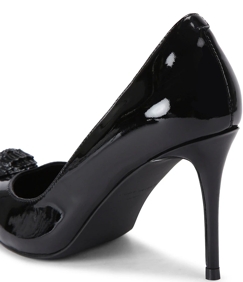 Kurt Geiger London Belgravia Patent Leather Drenched Eagle Pumps