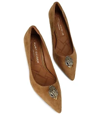 Kurt Geiger London Belgravia Eagle Court Suede Pumps