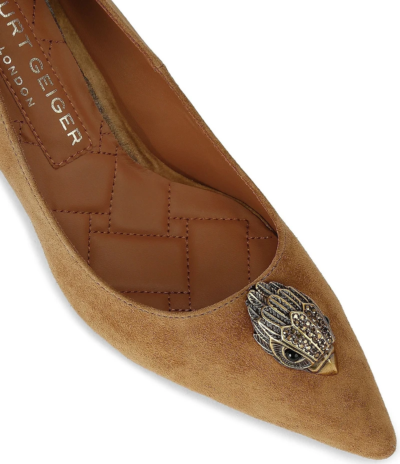 Kurt Geiger London Belgravia Eagle Court Suede Pumps