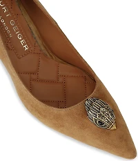 Kurt Geiger London Belgravia Eagle Court Suede Pumps