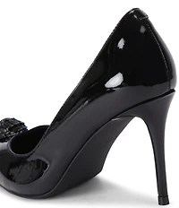 Kurt Geiger London Belgravia Patent Leather Drenched Eagle Pumps