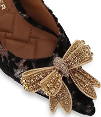 Kurt Geiger London Belgravia Velvet Bow Slingback Pumps