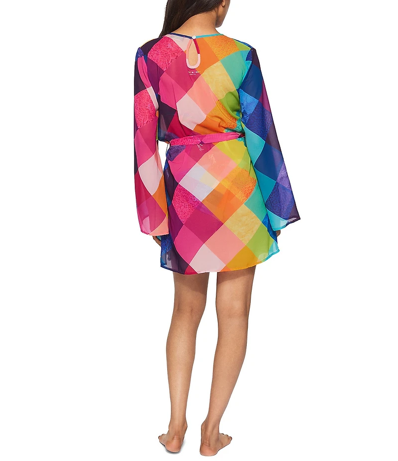 Kurt Geiger London Belted Tunic Swim Cover-Up