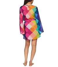 Kurt Geiger London Belted Tunic Swim Cover-Up