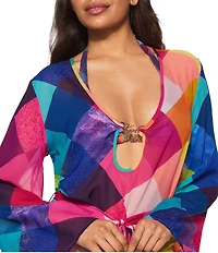 Kurt Geiger London Belted Tunic Swim Cover-Up