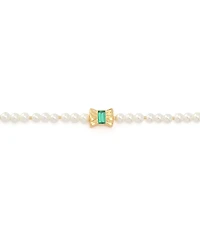 Kurt Geiger London Bow Pearl Strand Line Bracelet