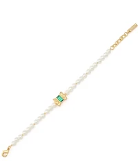 Kurt Geiger London Bow Pearl Strand Line Bracelet