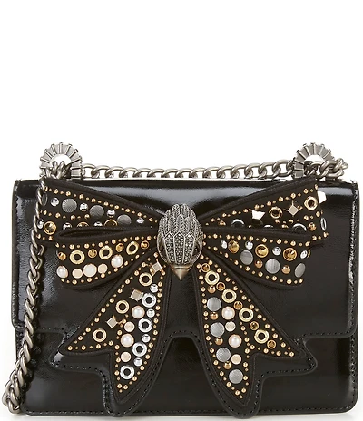 Kurt Geiger London Shoreditch Small Studded Bow Crossbody Bag