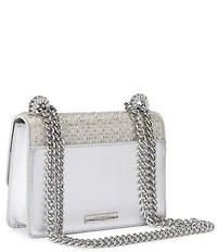 Kurt Geiger London Bow Small Shoreditch Rhinestone Chain Strap Crossbody Bag
