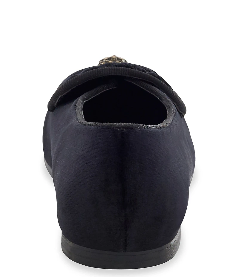 Kurt Geiger London Boys' Hugh Quilted Suede Logo Ornament Slip On Loafers (Youth)